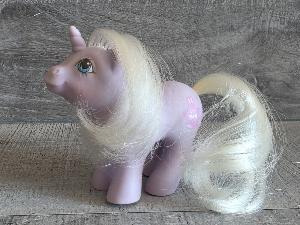 My Little Pony Vintage Peek A Boo Unicorn Baby Beddy Bye Eyes G28a